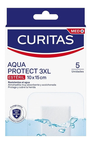 Curitas Aqua Protect Sterile 3xl X5 Unidades 