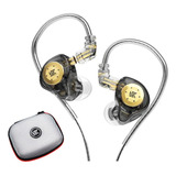 Fone De Ouvido In-ear Kz Edx Pro De Palco S/mic + Case Orig