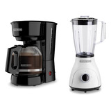 Combo Black+decker Cafetera Cm0916b-ar + Licuadora Bl1002-ar