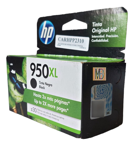 Cartucho Hp 950xl Negro Cn045al Officejet P 251dw 276dw 8100