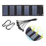 Painel Solar Portátil Carregando Celular 5v 12w+