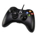 Controle Com Fio Xbox Video Game Joystick  Pc Monete Preto 