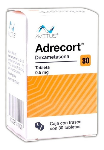 Dexametasona Adrecort Antiinflamatorio 30 Tabletas 0.5 Mg