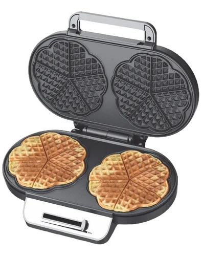 Máquina Para Hacer Waffles Doble Eléctrica Raf R-557 1200w