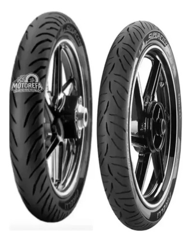 Paquete De Llantas 100/90-18 Y 275-18 Pirelli Super City