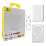 Power Bank Slim Sem Fio Baseus 6000mah Pd 20w Para iPhone