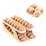 Caja De Almacenamiento Deslizante Para Huevos, 2 Unidades