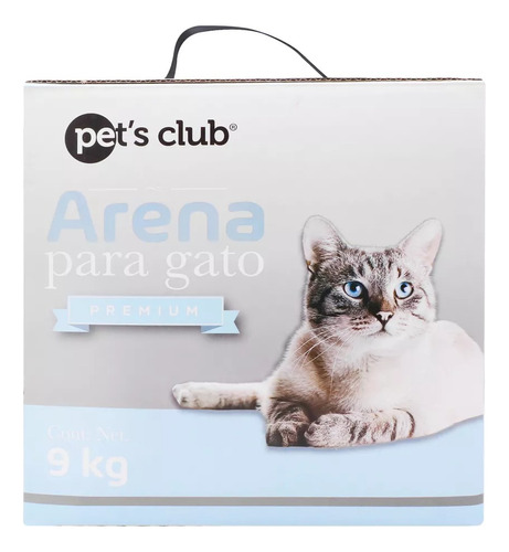 Arena Para Gato Pet S Club 9 Kg X 9kg De Peso Neto