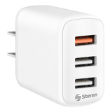 Cargador Triple Usb Quick Charge Y Usb Estándar 30 W