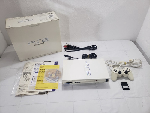 Sony Playstation 2 Standard Cor  Ceramic White Funcionando 100%!