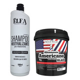 Alfa Look's Alisamento Americano Blac + Shampoo Neutralizante