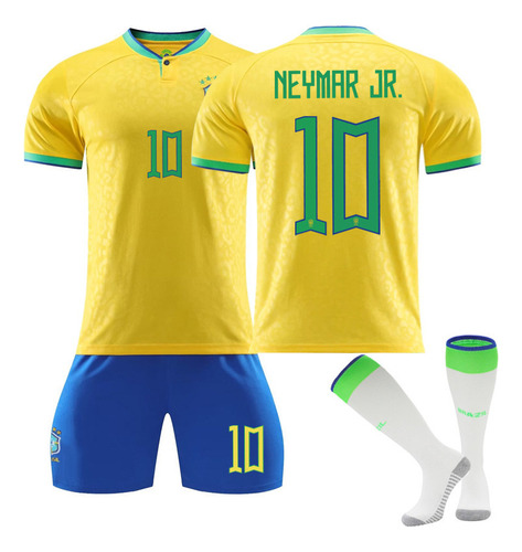 Jersey Kit Neymar Casa De La Selección Brasileña 