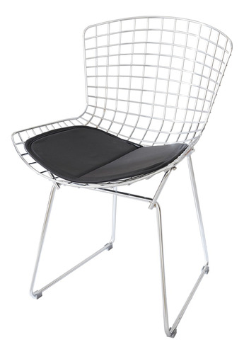 Silla Bertoia Cromada Comedor Cocina Hierro Con Envío Gratis