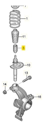 Tope Amortiguador - Audi A1 A3 S1 Tt -seat Ibiza Leon Toledo Foto 2
