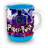 Taza Para Café Con Goma Spider Punk Play