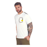 Playera Casual Hombre Blanco 994-19