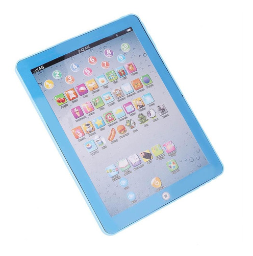 Niños Tablet Pad Electrónica Preescolar Inglés Learni