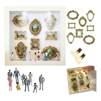 Caja Silueta Mini Museo Diy, Celebra Tus Recuerdos Con | Envío gratis