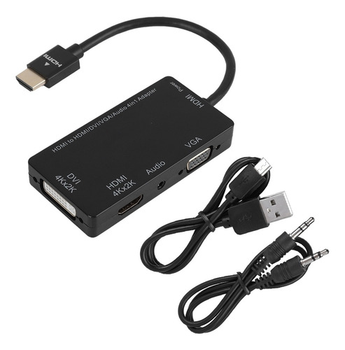 Hdmi Para Dvi Hdmi Vga Audio Hub Adaptador Conversor Para P