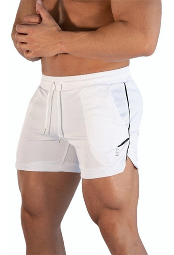 Gym Short Deportivo Correr Casual  Cómodo  Moda Letra