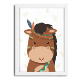Quadro Decorativo Infantil Cavalo Tribal - 5395g1