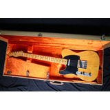 Guitarra Zurda Mjt Usa Telecaster 52 Blackguard Swamp Ash