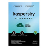 Kaspersky Standard 5 Dispositivos 1 Año (antivirus)