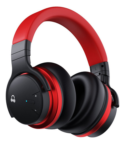 Auricular Inalámbrico Cowin E7c Rojo Bluetooth 5.0 Reducción De Ruido Activa Peso Ligero Micrófono 30 Horas De Bateria