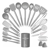 Utensilios De Cocina De Silicona, 30-piezas Juego