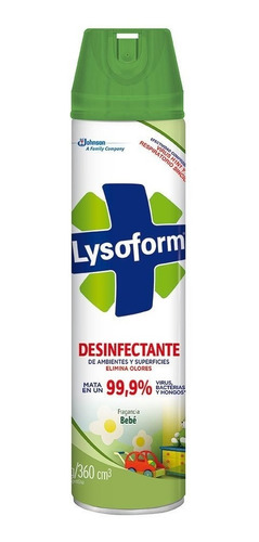 Lysoform Desinfectante Aerosol Bebe 360cc - 3 Unidades