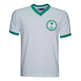 Camisa Liga Retrô Arábia Saudita 1984 Masculino - Branco E V