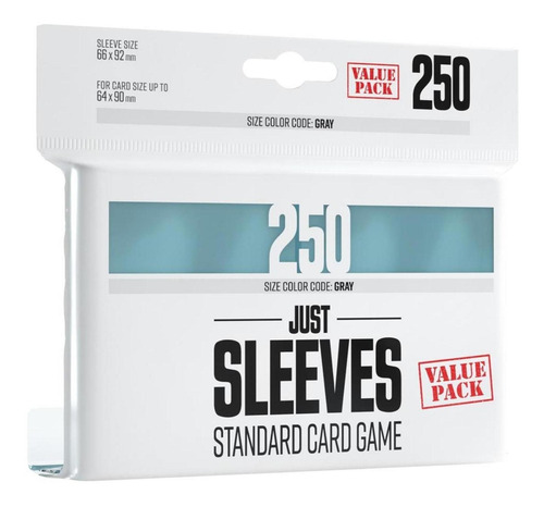 Fundas Just Sleeves Standard Card Game Clear Pack De 250