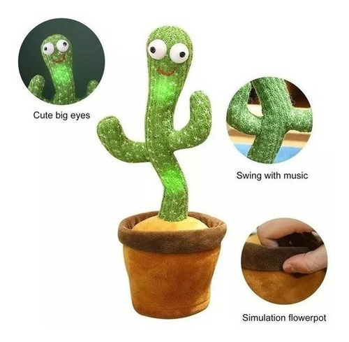 Cactus Bailando Y Hablando, Tocando Música, Bailando Juguete