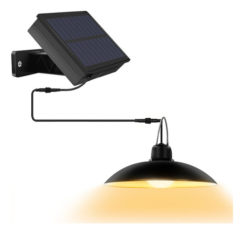 Lámpara Solar Retro Para Jardín/patio Ip65 Con Luz Cálida