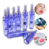 Kit 10 Agulhas Dermapen 36 Pontas Ajustável 3mm +brinde Boca