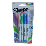 Marcadores Colores Pastel Snote X4 Sharpie