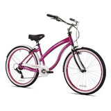 Bicicleta Urbana Femenina Kent Cruiser R26 7v Color Magenta
