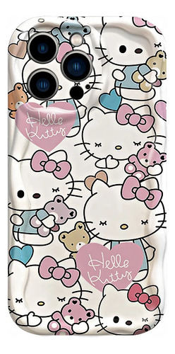 Funda Transparente Sanrio Hello Kitty Mymelody Para iPhone 1