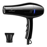 Secadora De Cabello Profesional Portátil 1000w Frio Calor Color Negro