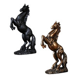 Nihay 2pcs Caballo Estatua Decoración Del Hogar Escultura