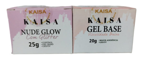 Kit Kaisa 2 Geis  -1 Nude Glow + 1 Gel A Sua Escolha