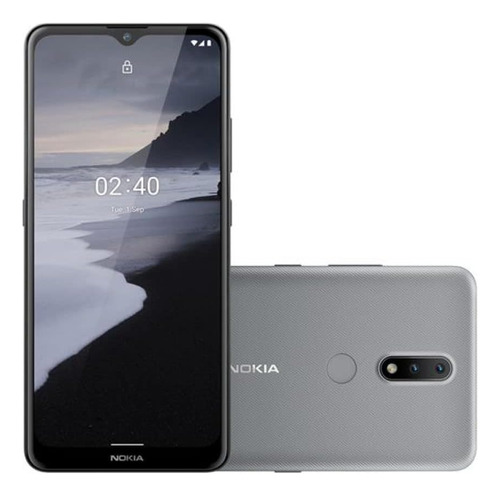 Smartphone Nokia 2.4 Nk015 Tela 6.5'' 64gb 3gb Ram Cinza