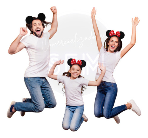 100 Diadema Minnie Mouse Orejas Raton Negro Mickey Economica Color Mickey Y Minnie