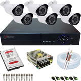 Câmeras De Segurança Residencial Full Hd 2mp- Kit Dvr 8ch