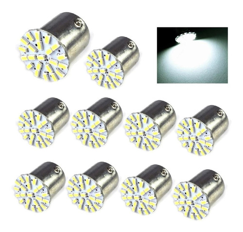 10 Led Foco Bulbo 1157 1156 3157 Direccional Stop Cuarto 