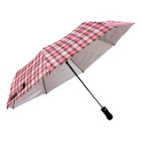 Paraguas Sombrilla Mini Escoses Capa Doble Tela Premium Color Rosa