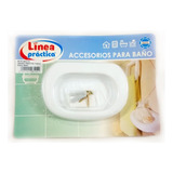 Jabonera Practica Plastico Blanca