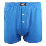 Boxer Hombre Eyelit Liso Algodón 100% Con Botones 395 M/4xl