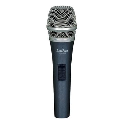 Micrófono Dinámico Unidireccional Taika Tk-m400 Con Cable Gris Oscuro 4m | Meses sin interés