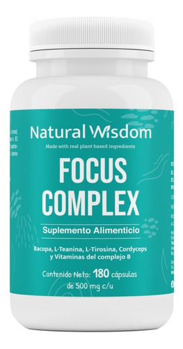 Nw Focus Complex | Nootropico Vitamina B Cordyceps 180 Caps